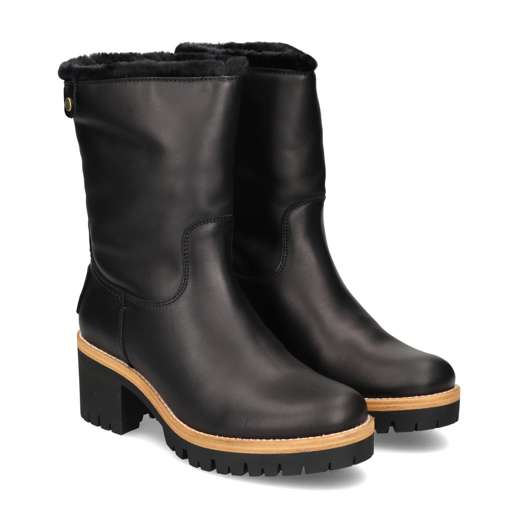PANAMA JACK Botas con tacón de Mujer PIOLA B42 negro