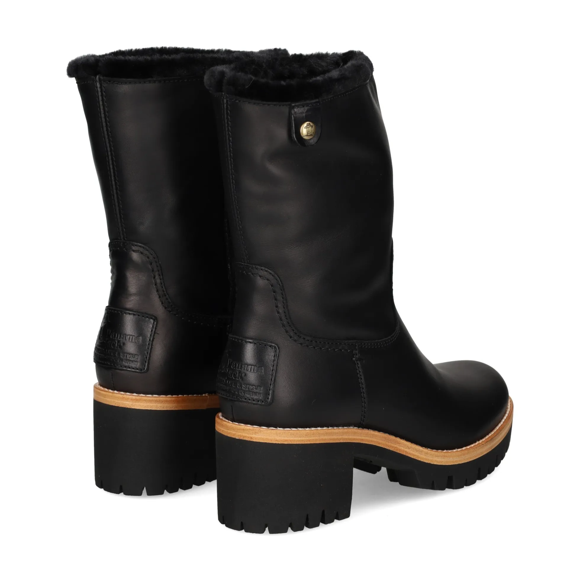 PANAMA JACK Botas con tacón de Mujer PIOLA B42 negro