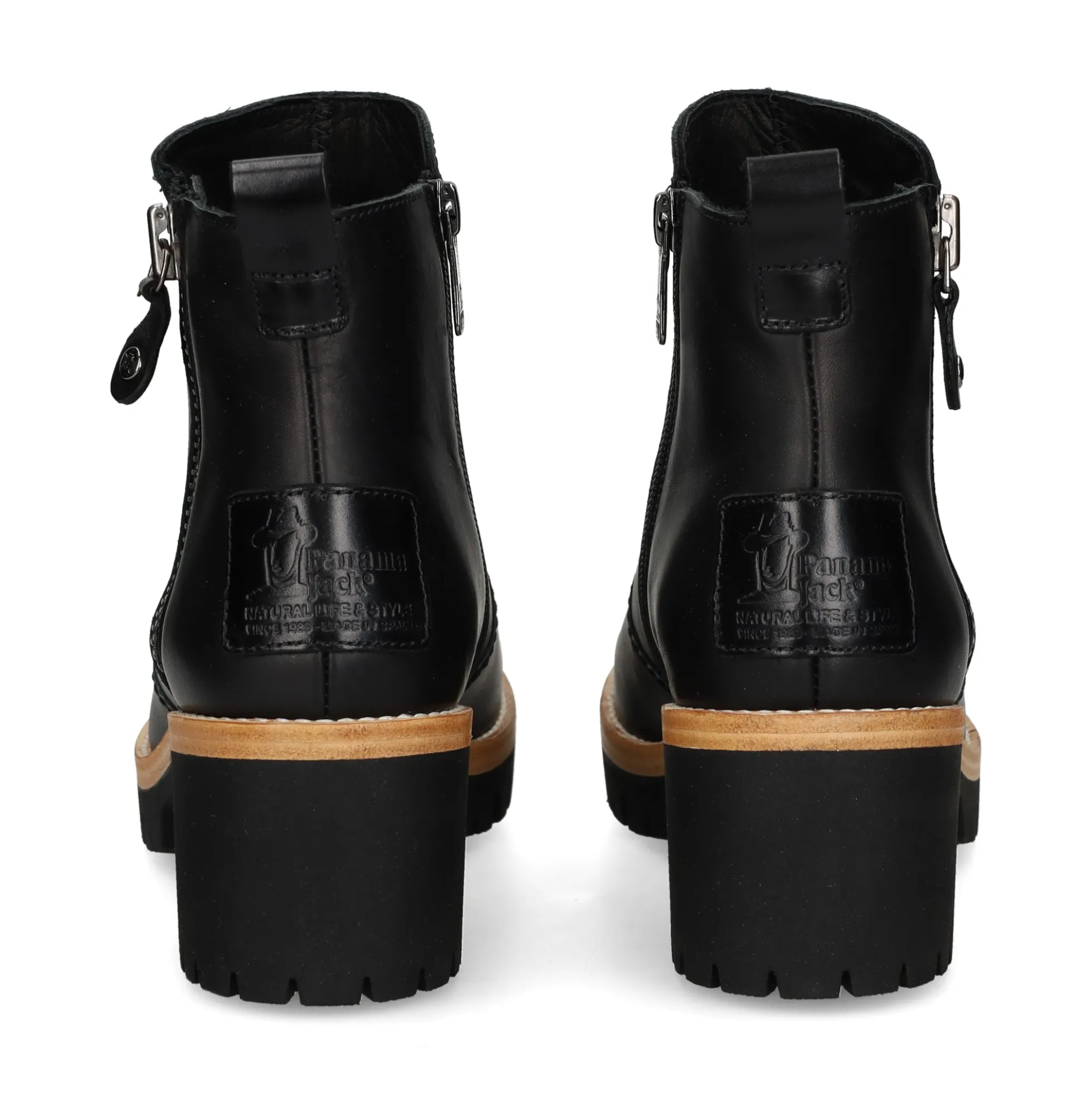 PANAMA JACK Botines con tacón de Mujer Pauline B11 NEGRO