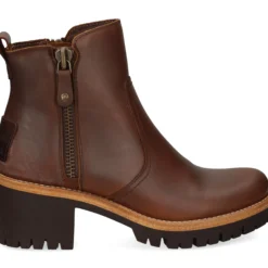 PANAMA JACK Botines con tacón de Mujer Pauline B10 CUERO