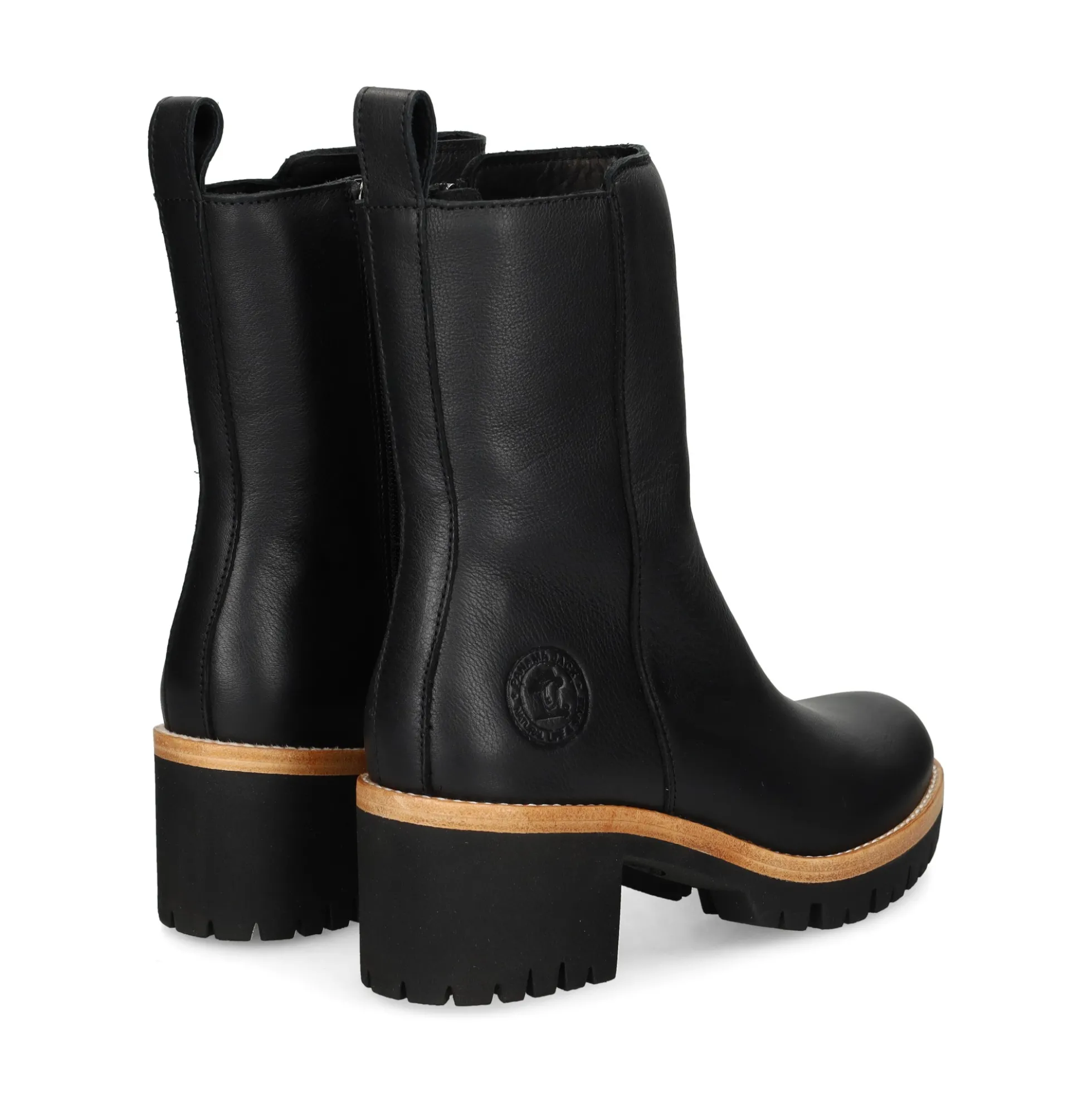 PANAMA JACK Botines con tacón de Mujer Polet B1 NEGRO