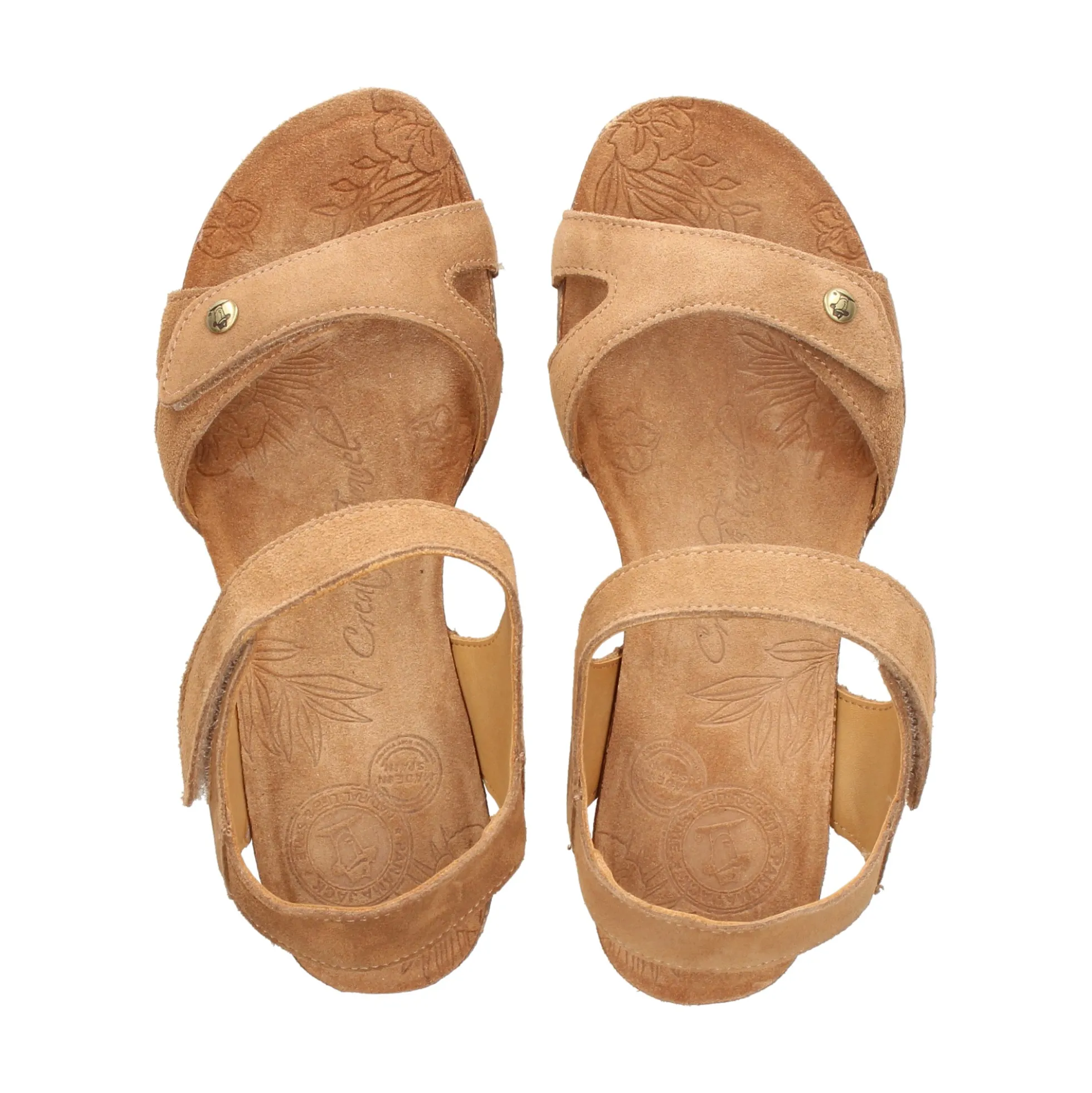 PANAMA JACK Sandalias cuña de Mujer Vila B3 Cuero