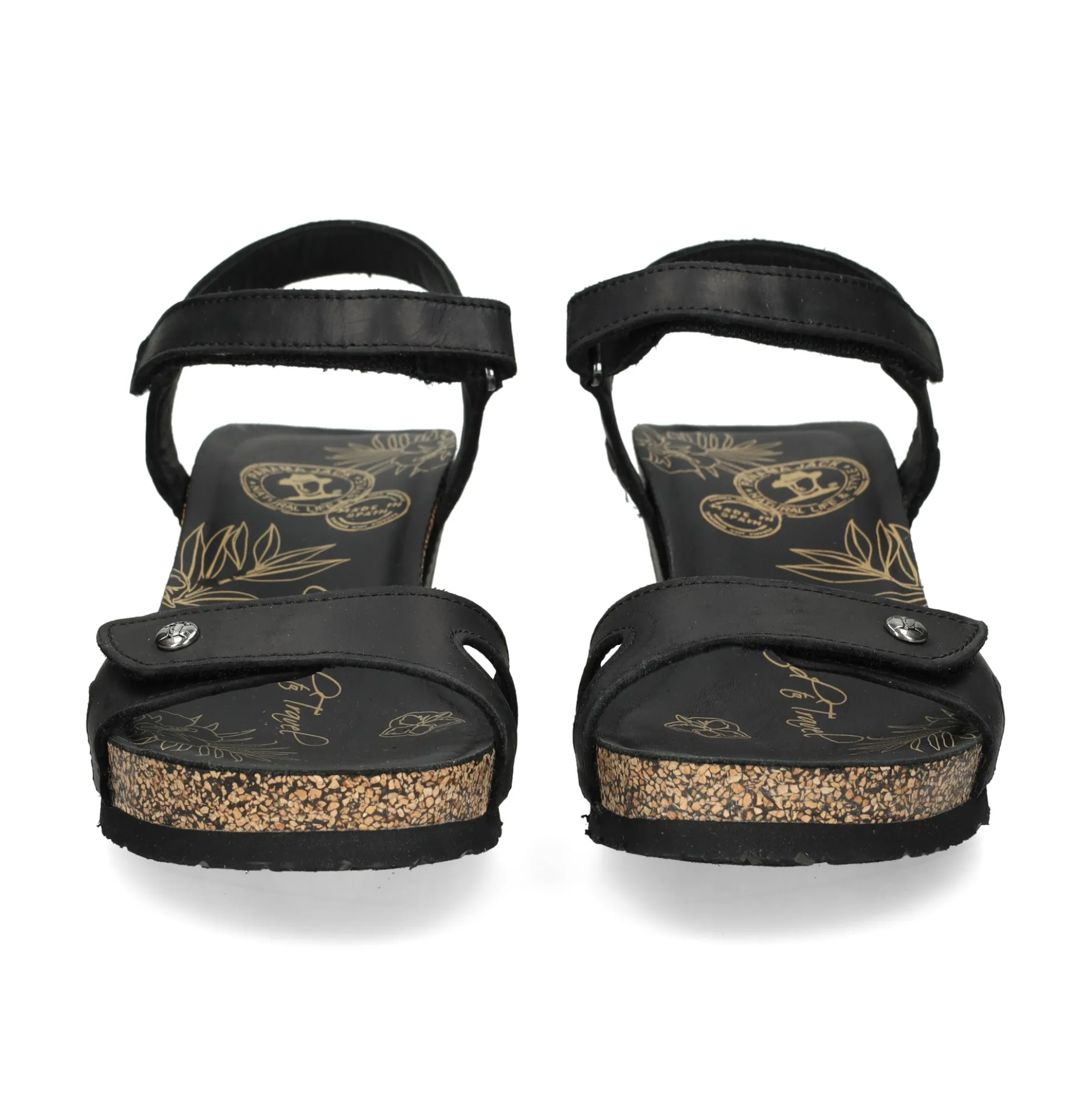 PANAMA JACK Sandalias cuña de Mujer Julia Basics B1 NEGRO