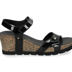 PANAMA JACK Sandalias cuña de Mujer Julia B63 NEGRO