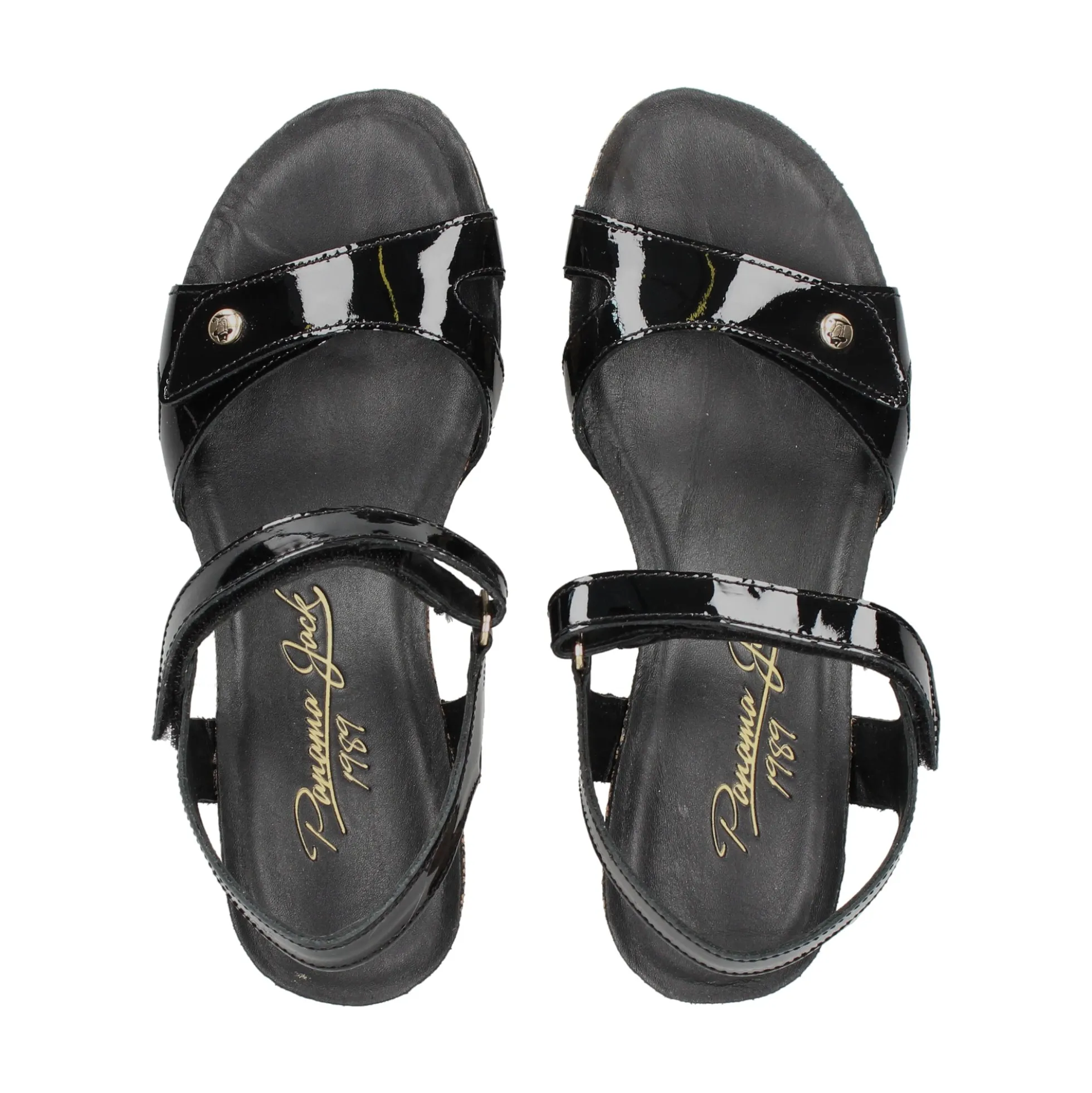 PANAMA JACK Sandalias cuña de Mujer Julia B63 NEGRO