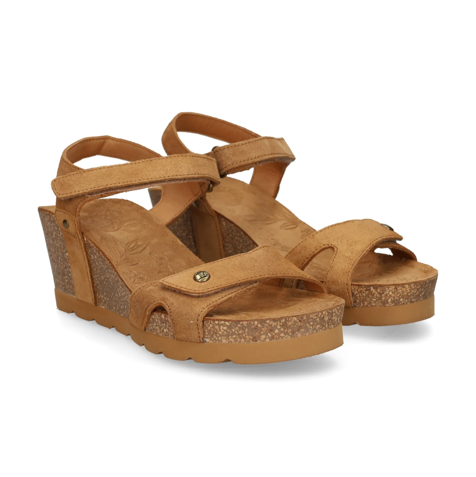 PANAMA JACK Sandalias cuña de Mujer Julia B74 CUERO