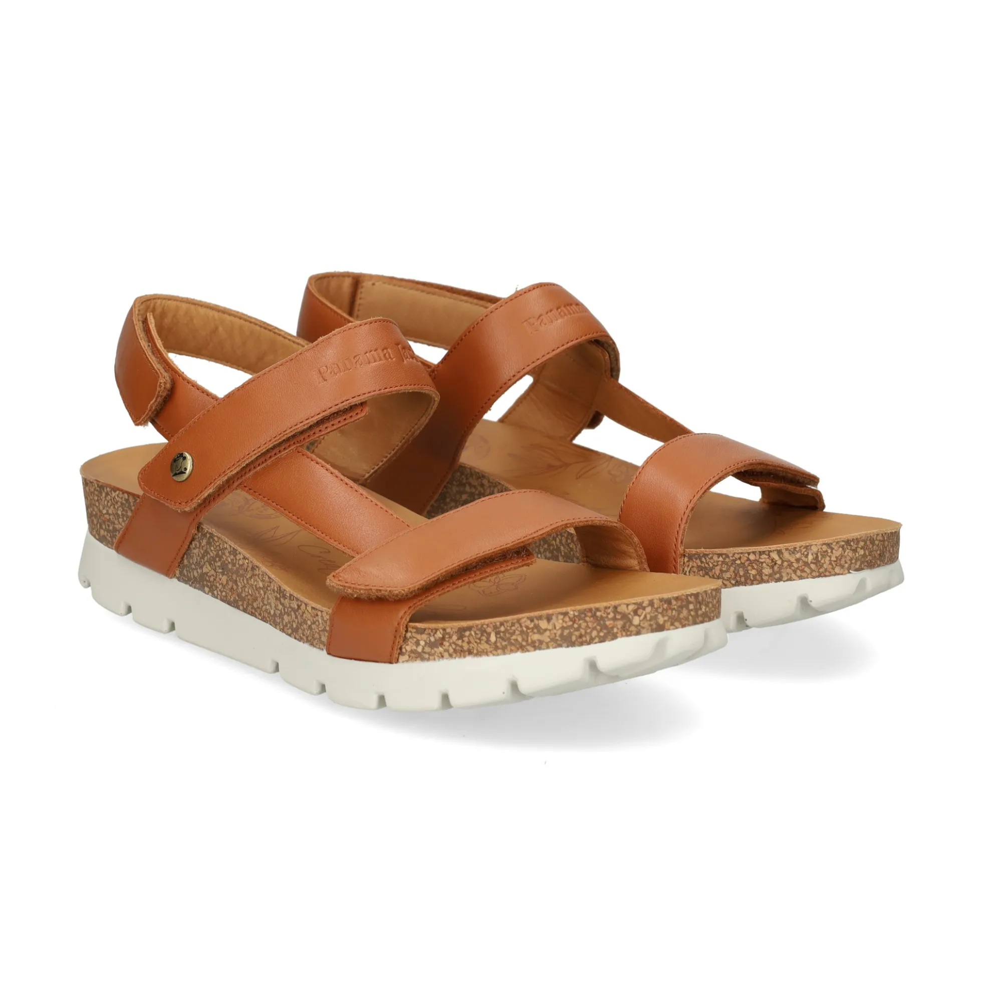 PANAMA JACK Sandalias planas de Mujer Selma B7 CUERO