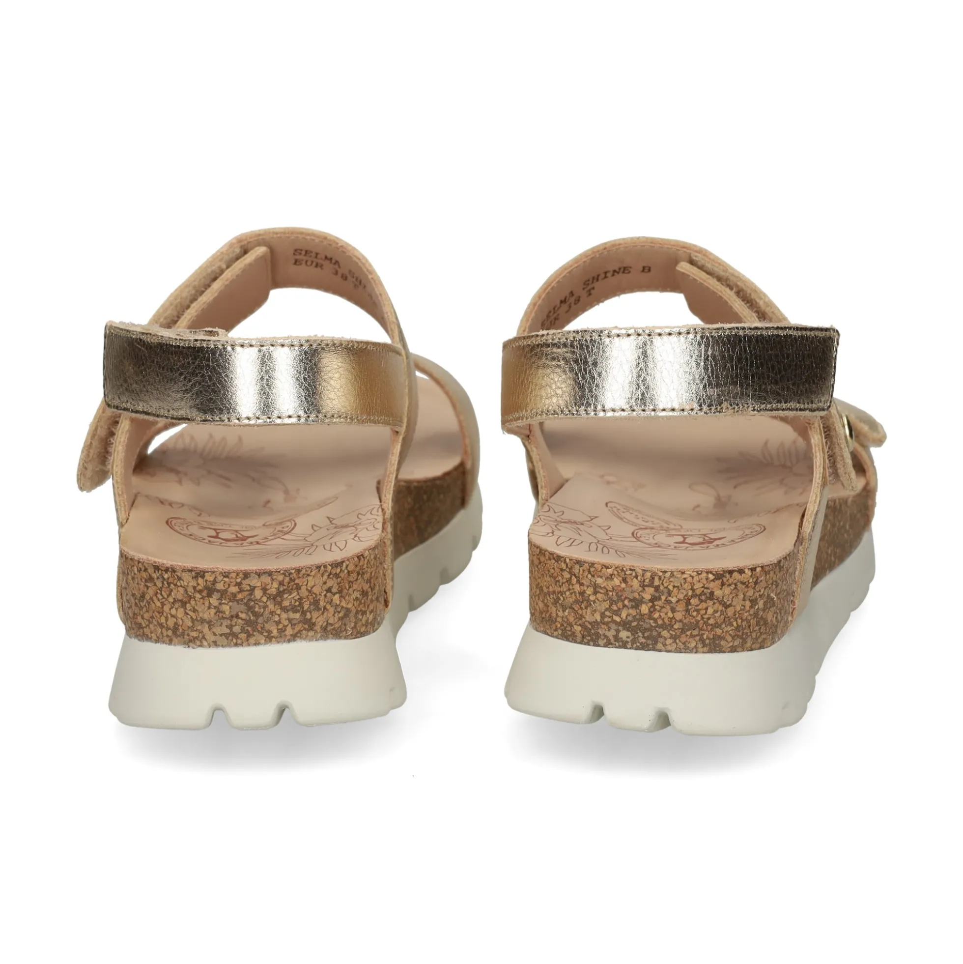 PANAMA JACK Sandalias planas de Mujer Selma Shine B1 Oro