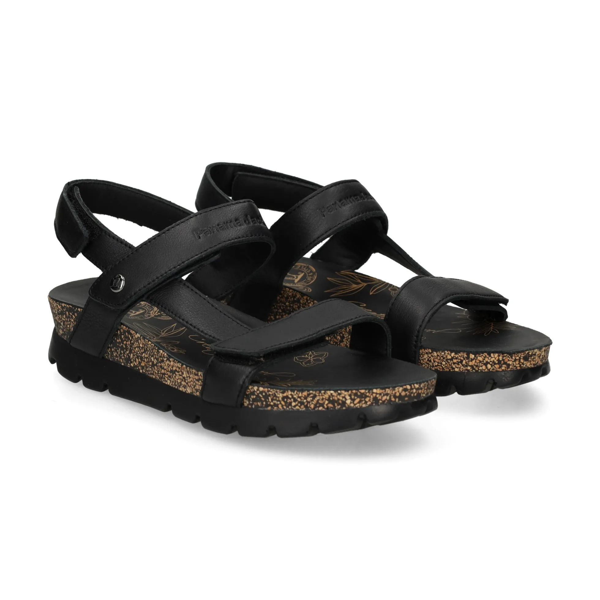 PANAMA JACK Sandalias planas de Mujer Selma B4 Negro