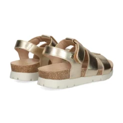 PANAMA JACK Sandalias planas de Mujer Sammy Shine B1 Oro