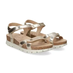 PANAMA JACK Sandalias planas de Mujer Sulia Shine B3 Oro