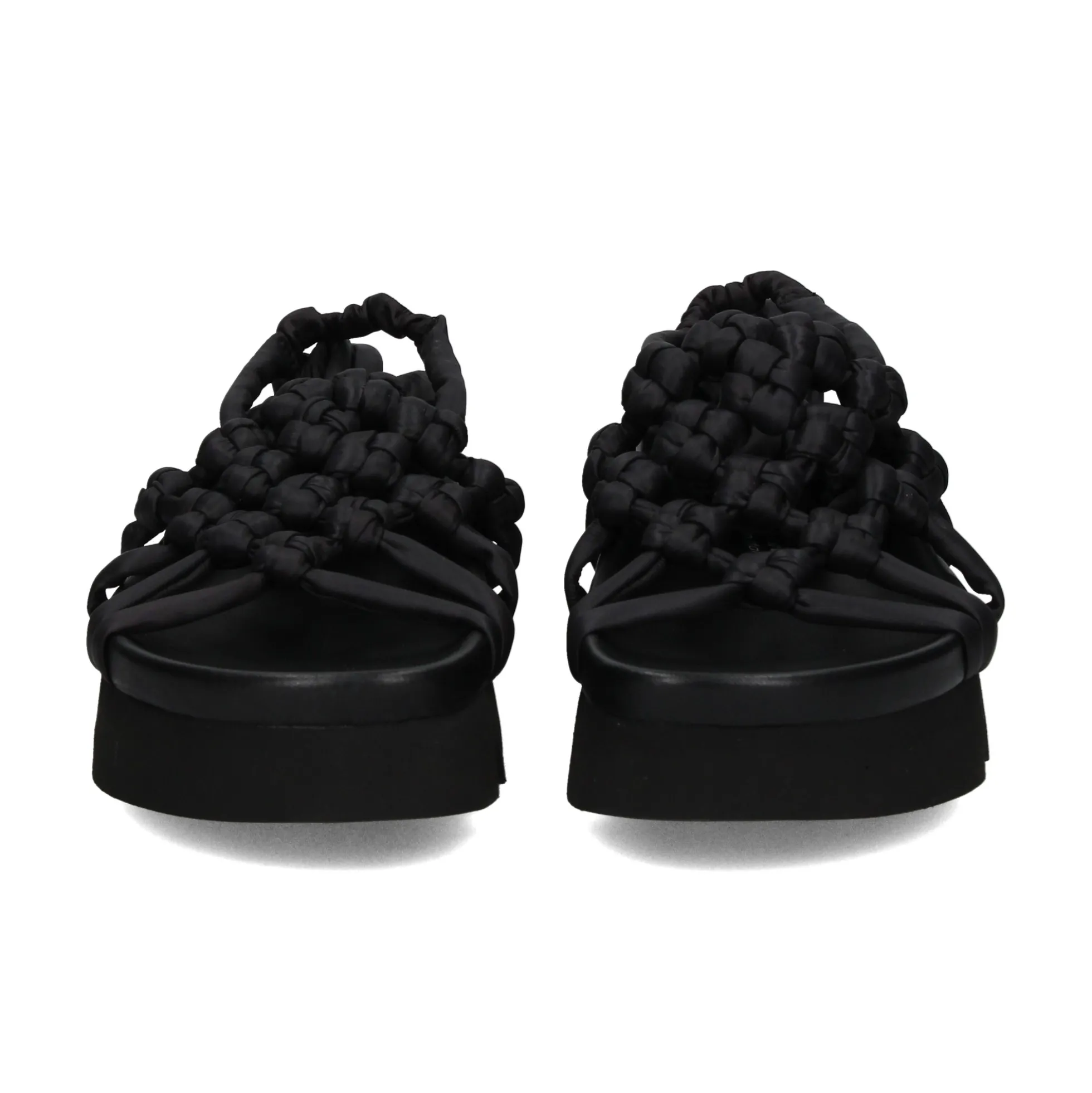 PATRIZIA BONFANTI Sandalias planas de Mujer ALISON COTTON NERO