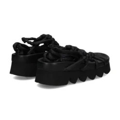 PATRIZIA BONFANTI Sandalias planas de Mujer ALISON COTTON NERO