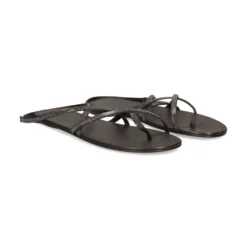 PEDRO GARCIA Sandalias planas de Mujer PELLIN OFF BLACK