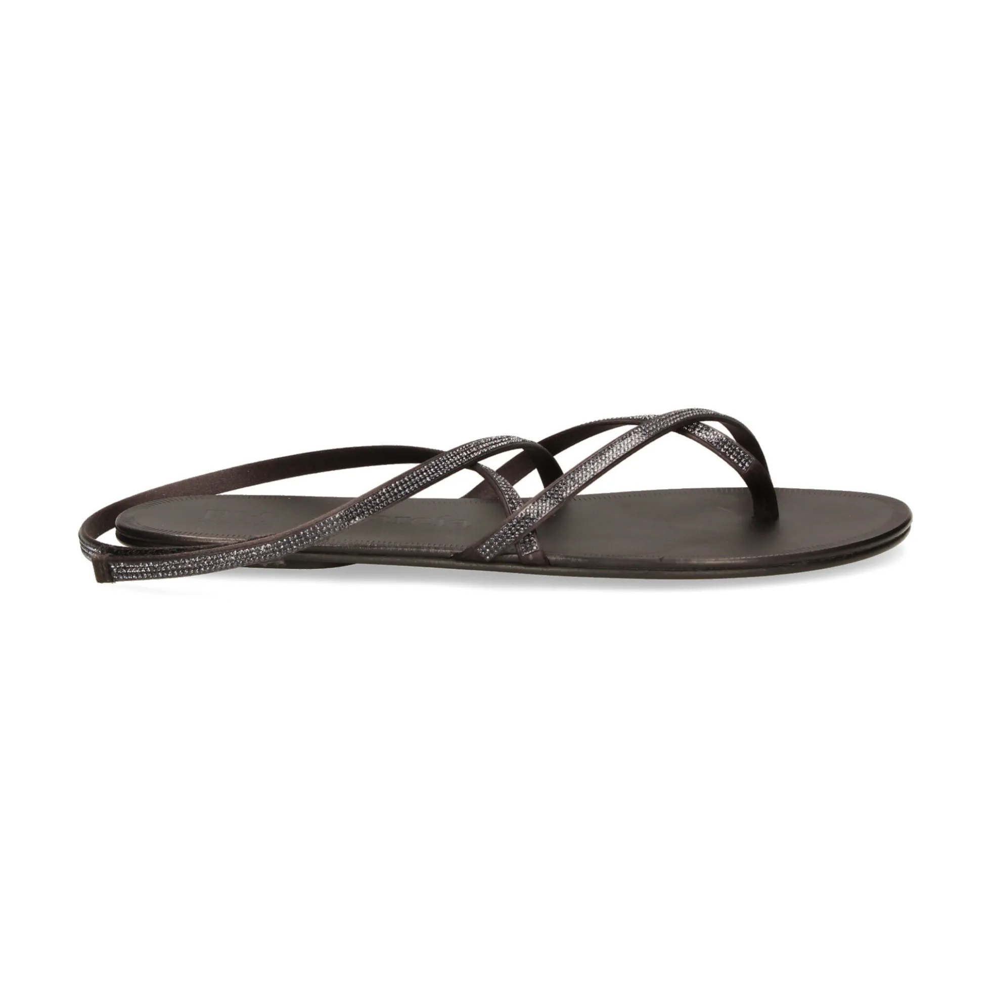PEDRO GARCIA Sandalias planas de Mujer PELLIN OFF BLACK