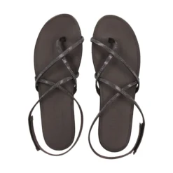 PEDRO GARCIA Sandalias planas de Mujer PELLIN OFF BLACK