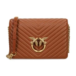 PINKO Bolsos 100063 L48Q CUOIO/GOLD