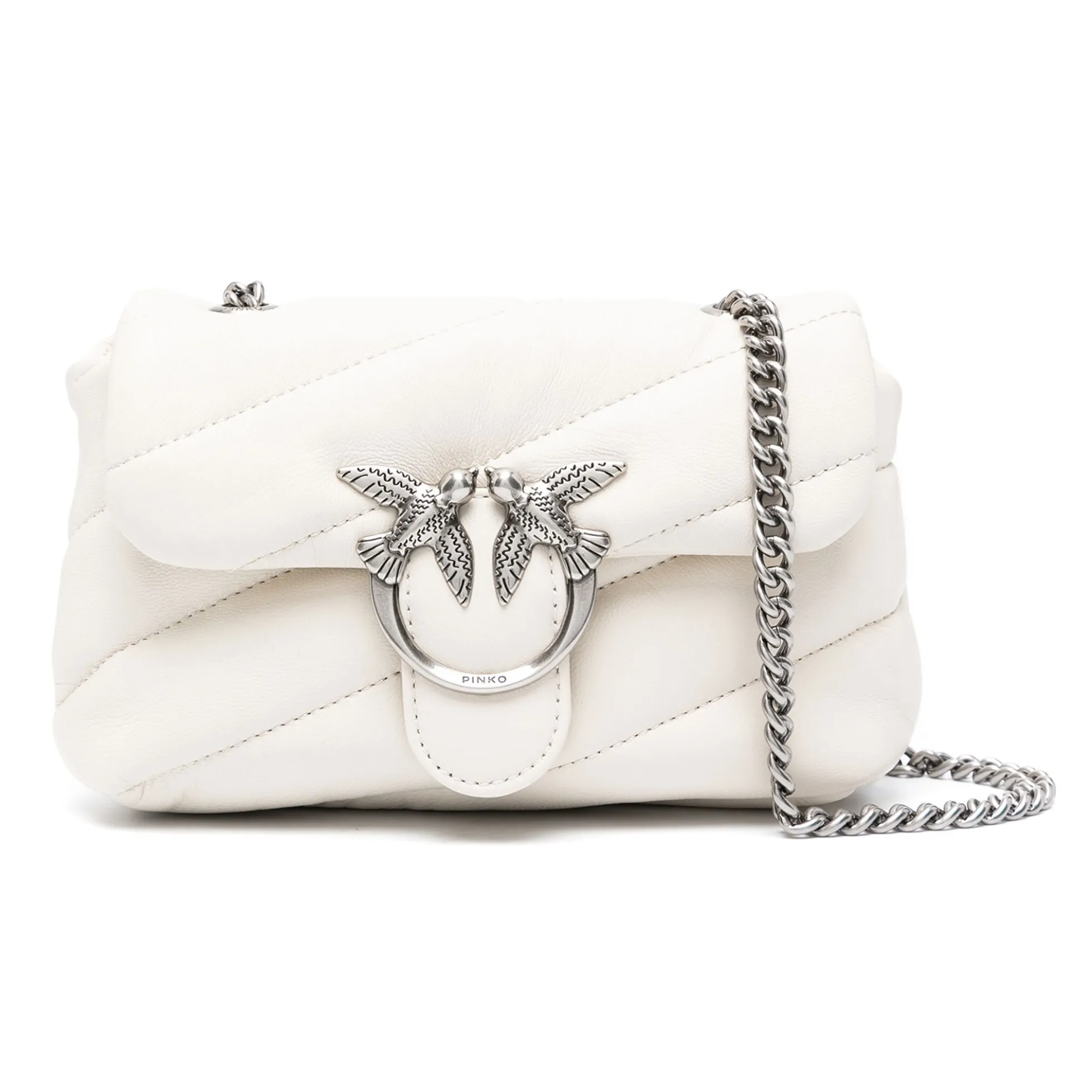 PINKO Bolsos 100040 Z14O BIANCO/SIL