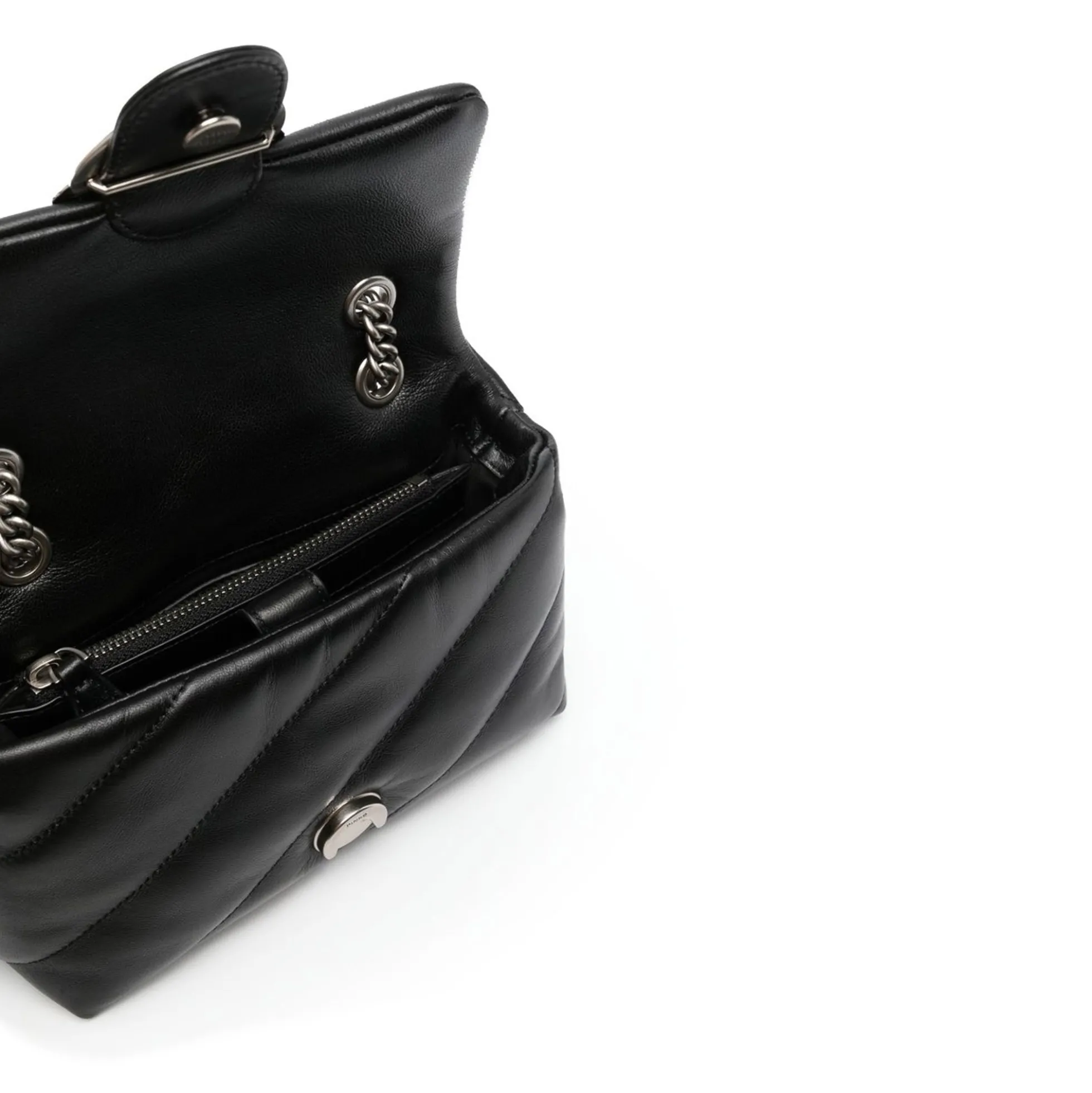 PINKO Bolsos 100039 Z99O NERO/SILVE