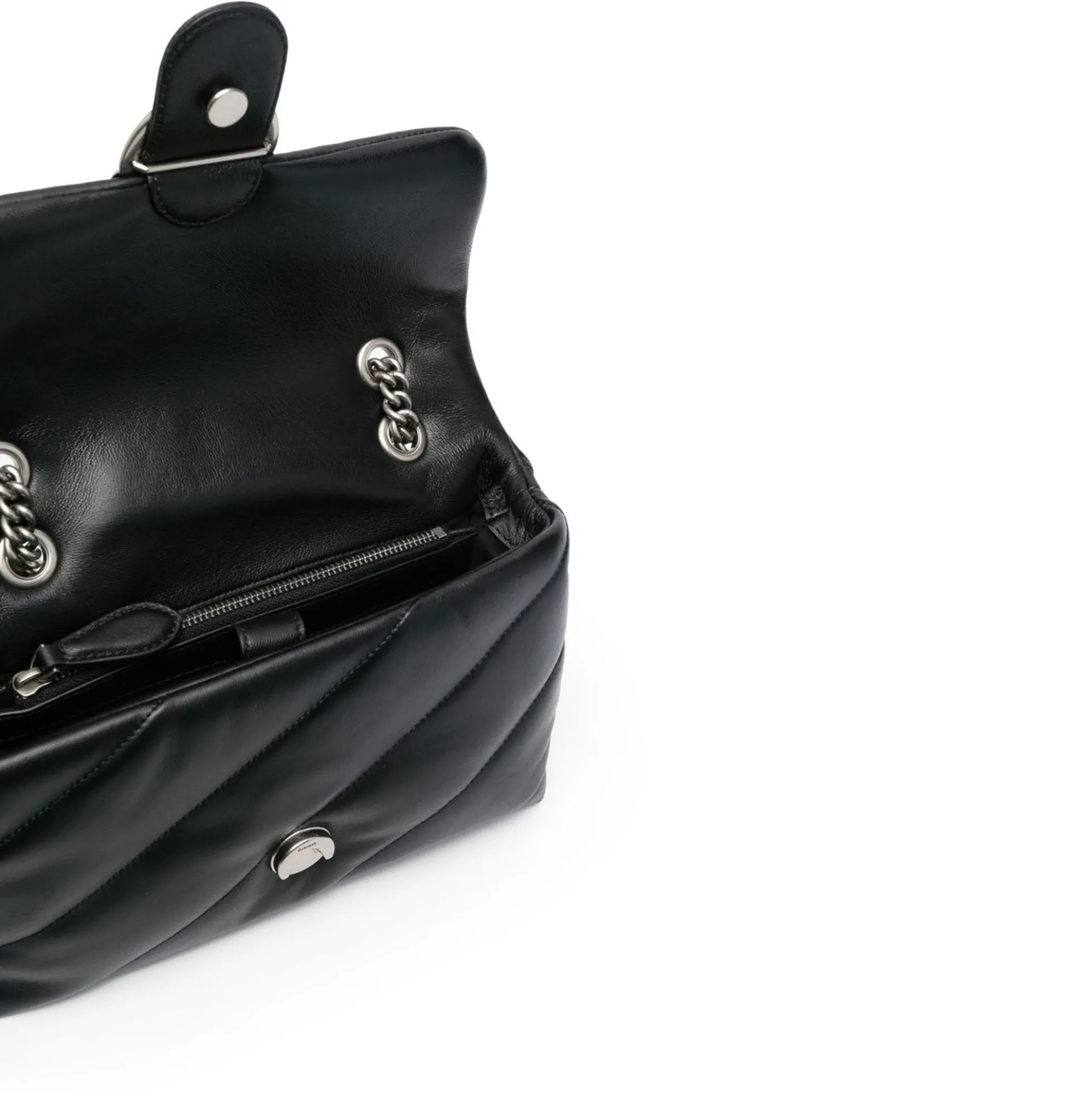 PINKO Bolsos 100038 Z99O NERO/SILVE
