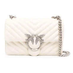 PINKO Bolsos 100074 Z14O WHITE/SILV