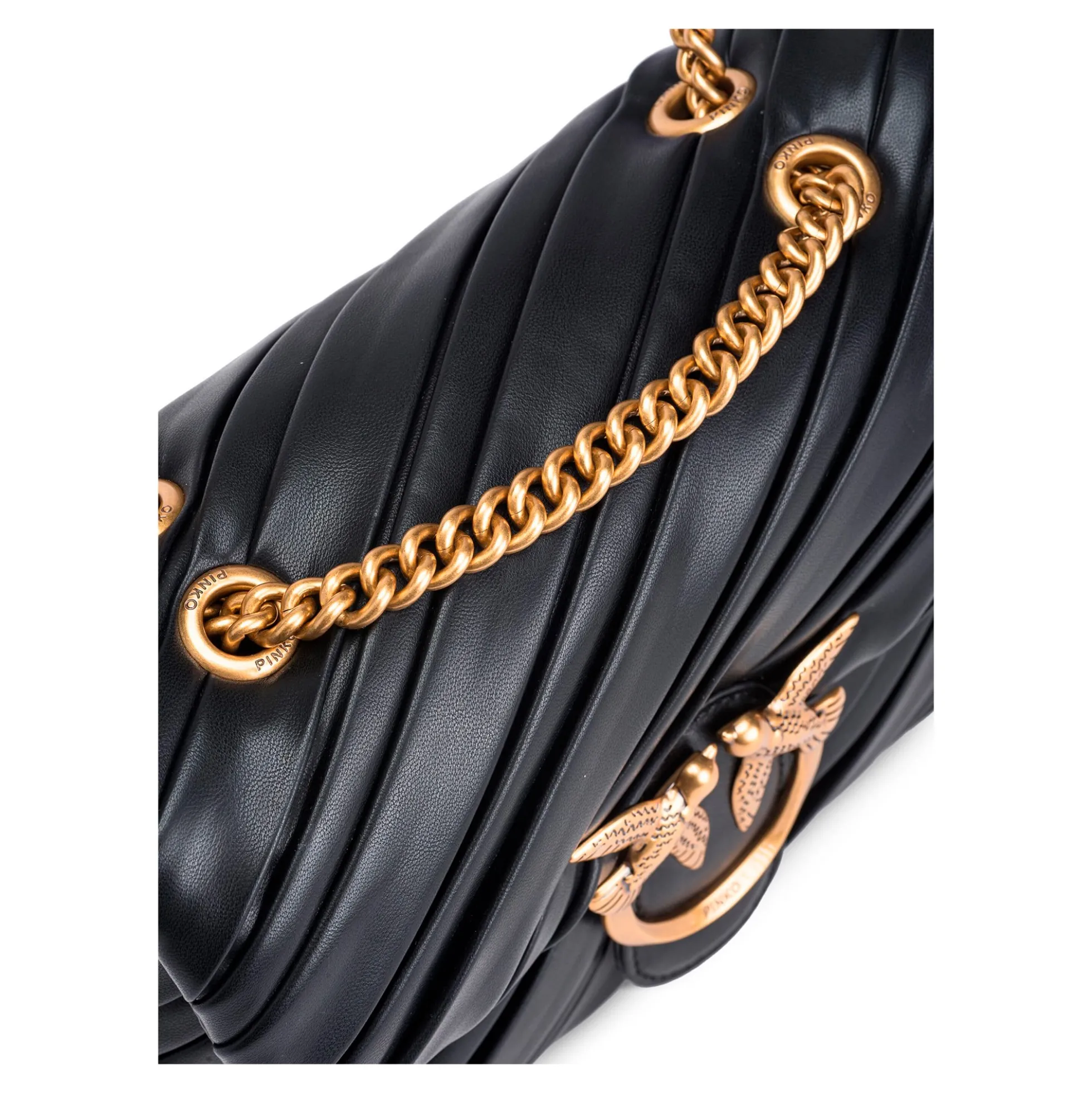 PINKO Bolsos 100039 Z99Q NERO/GOLD