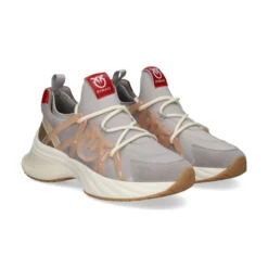 PINKO Zapatillas de Mujer SS0023 NIB PIOMBO/NUDE