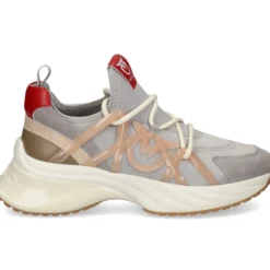 PINKO Zapatillas de Mujer SS0023 NIB PIOMBO/NUDE