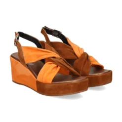 PLUMERS Sandalias con plataforma de Mujer 3799 BRANDY
