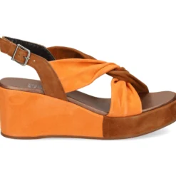 PLUMERS Sandalias con plataforma de Mujer 3799 BRANDY