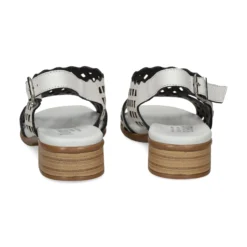 PLUMERS Sandalias con tacón de Mujer 3924 BLANCO