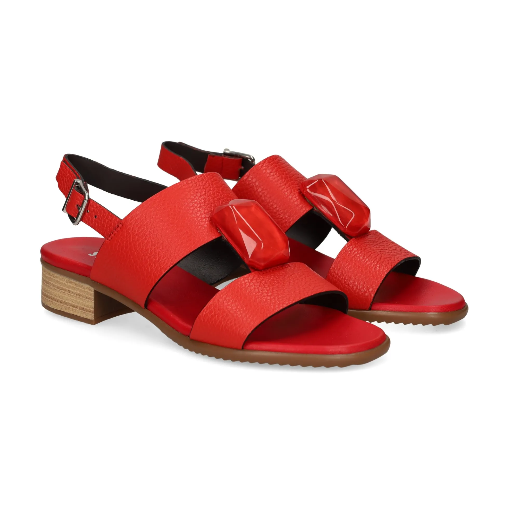 PLUMERS Sandalias planas de Mujer 3922 ROJO