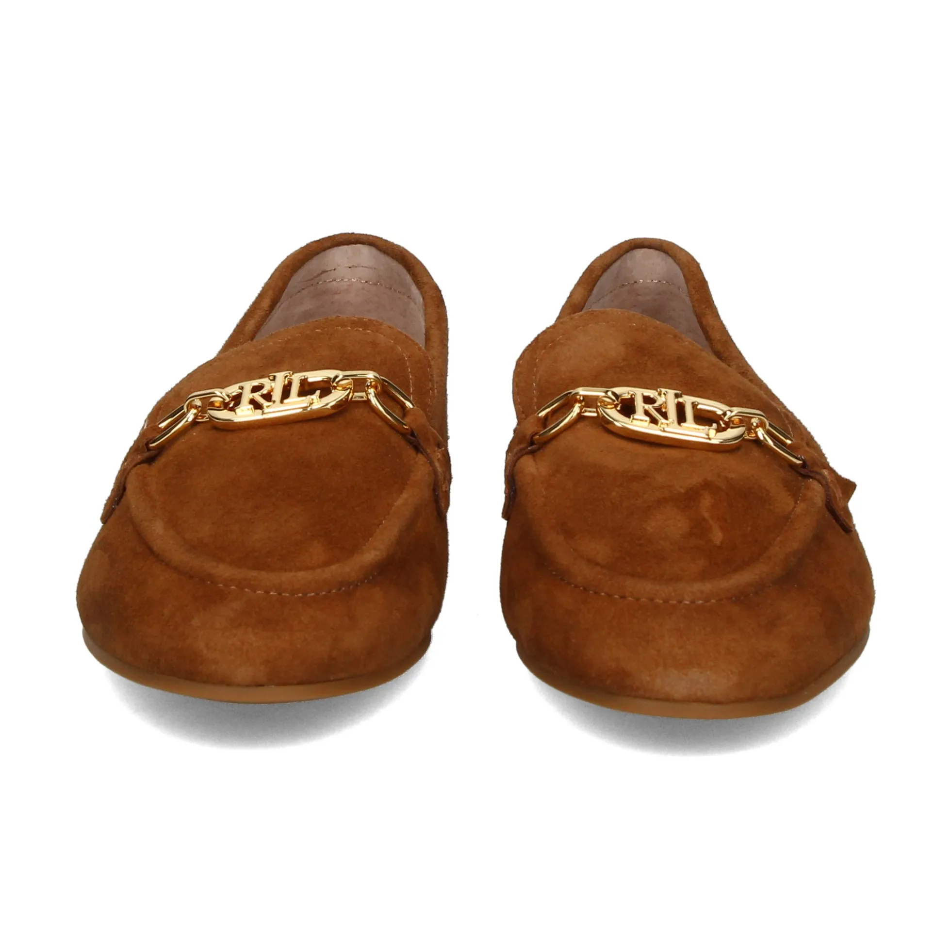 POLO RALPH LAUREN Mocasines de Mujer AVERI FLATS LOAFER 001 WHISKEY