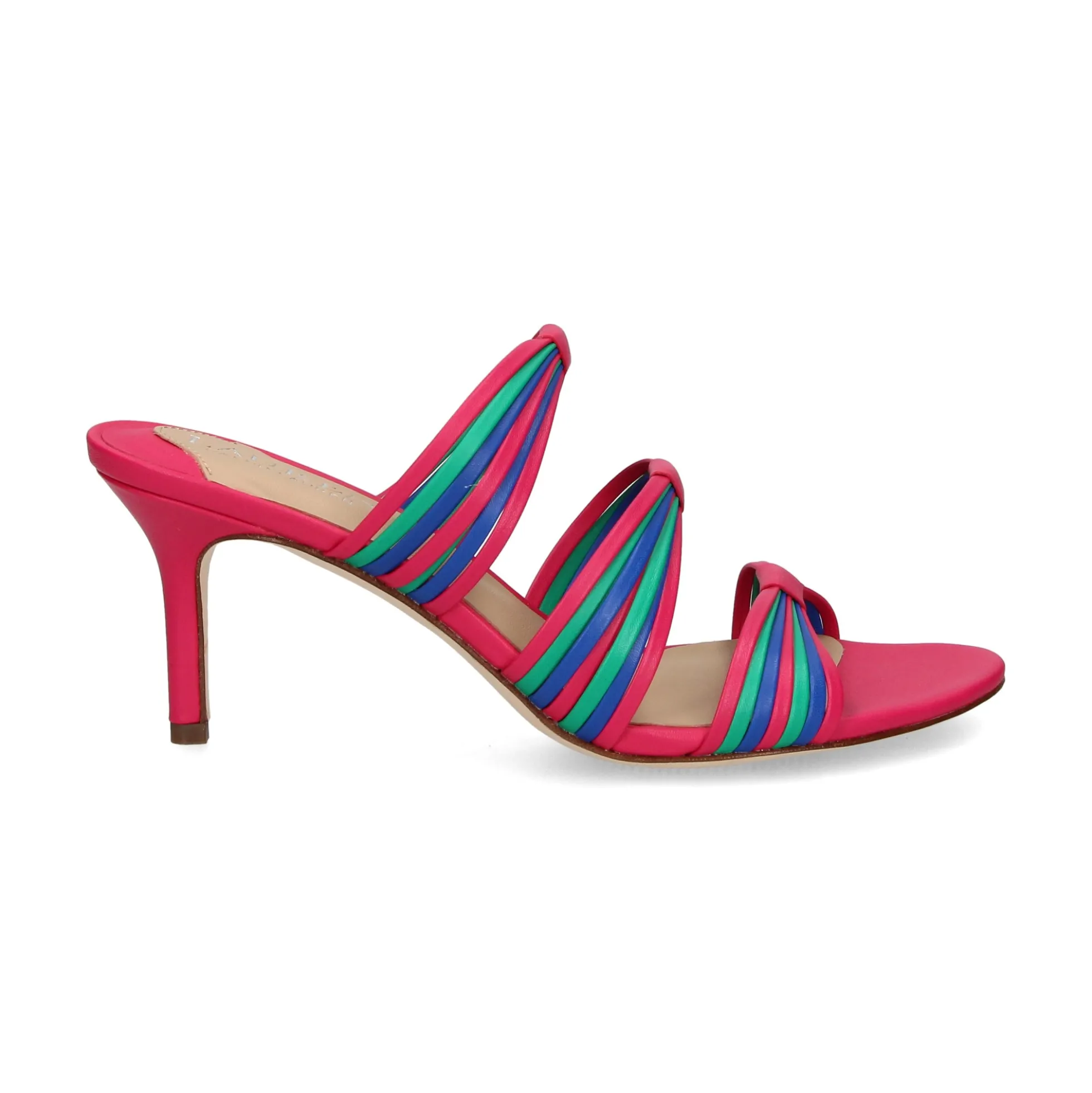 POLO RALPH LAUREN Sandalias con tacón de Mujer LORRAINE 002 BLUE STRN/P