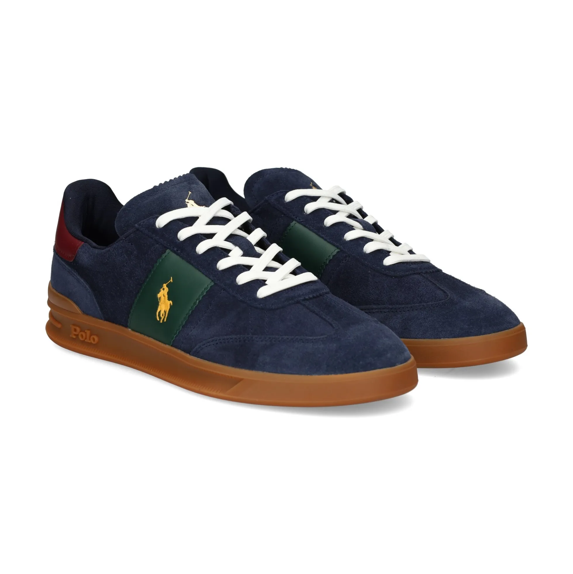 POLO RALPH LAUREN Zapatillas de Hombre HRT AERA PP 002 NAVY/WINE/F