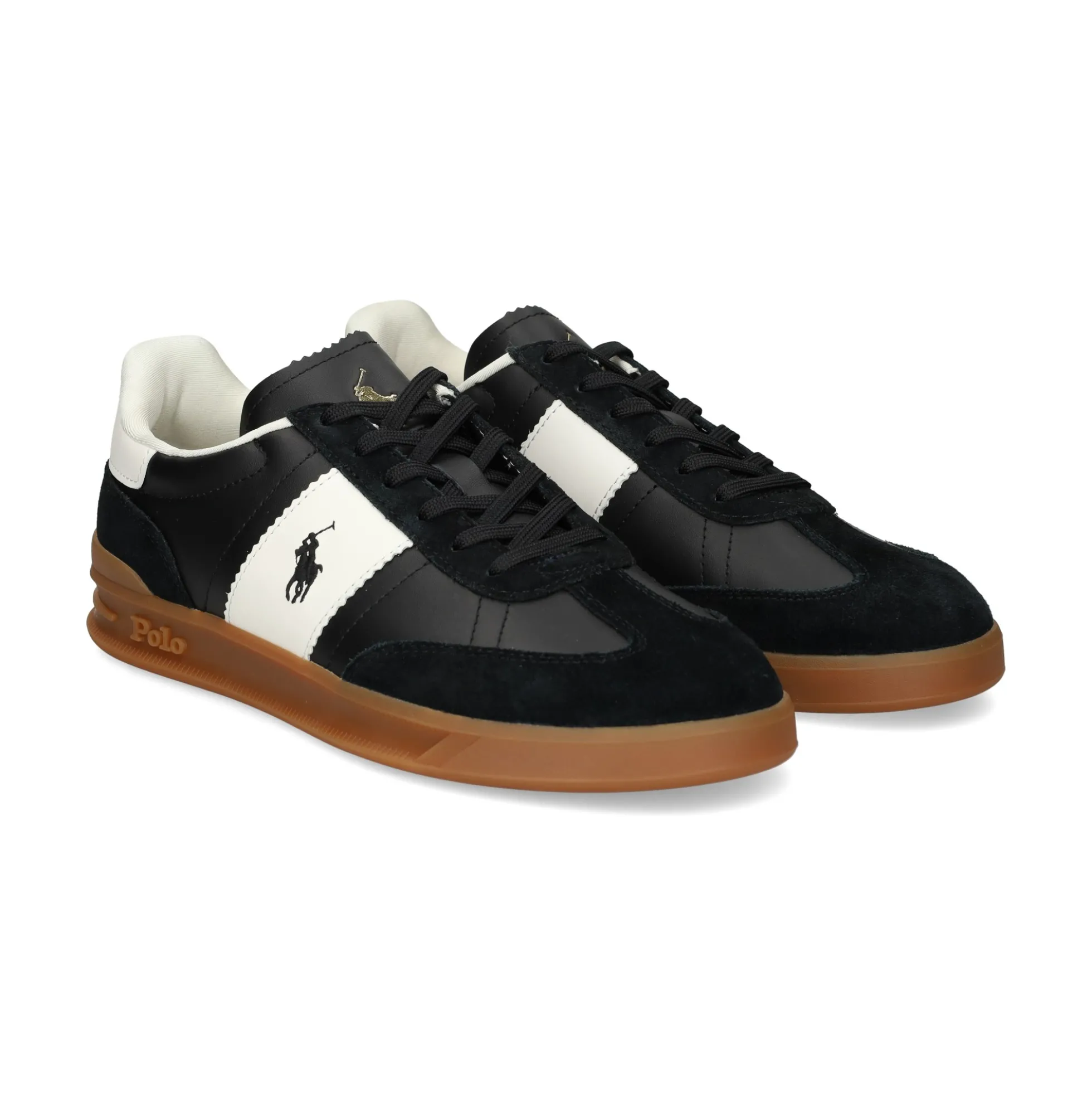 POLO RALPH LAUREN Zapatillas de Hombre HRT AERA PP 001 BLACK/WHITE
