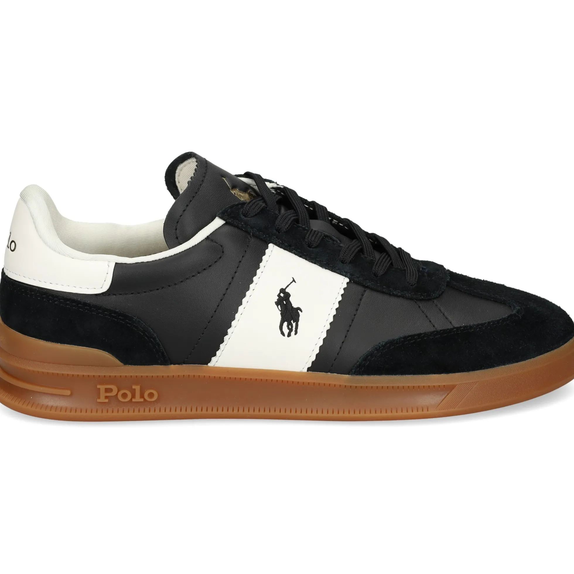 POLO RALPH LAUREN Zapatillas de Hombre HRT AERA PP 001 BLACK/WHITE