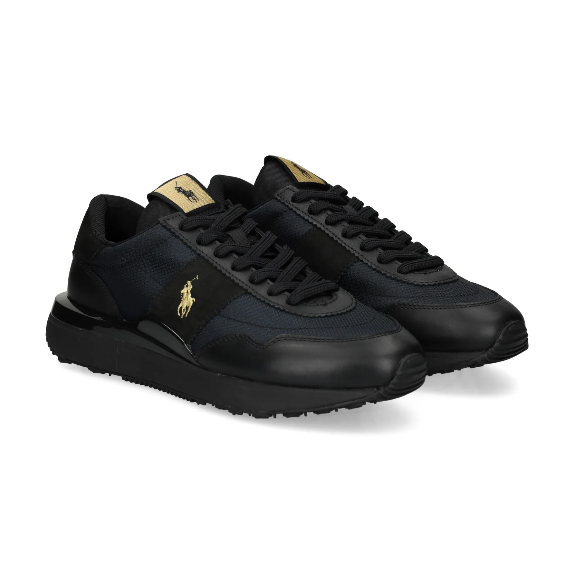 POLO RALPH LAUREN Zapatillas de Hombre TRAIN 89 PP 001 BLACK/GOLD