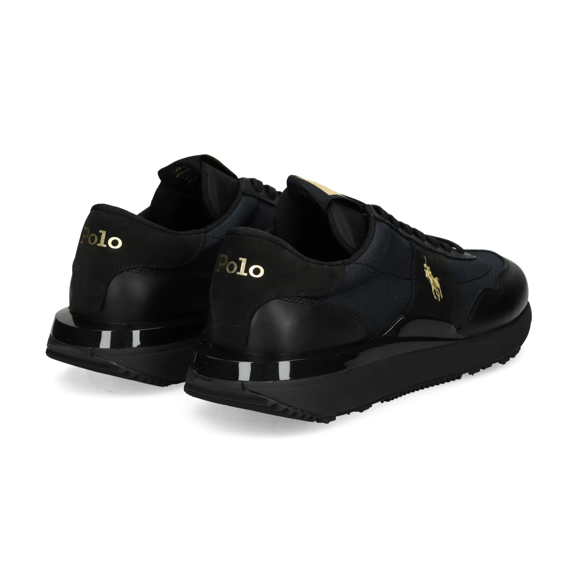 POLO RALPH LAUREN Zapatillas de Hombre TRAIN 89 PP 001 BLACK/GOLD