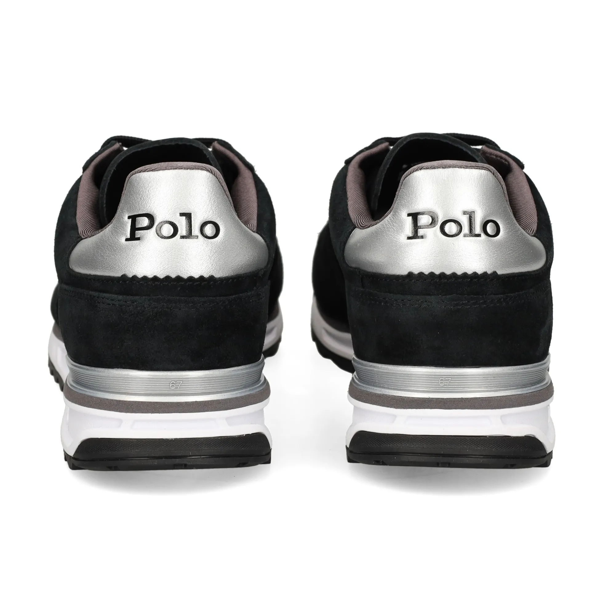 POLO RALPH LAUREN Zapatillas de Hombre VARICK PP 002 BLKA/SILVER