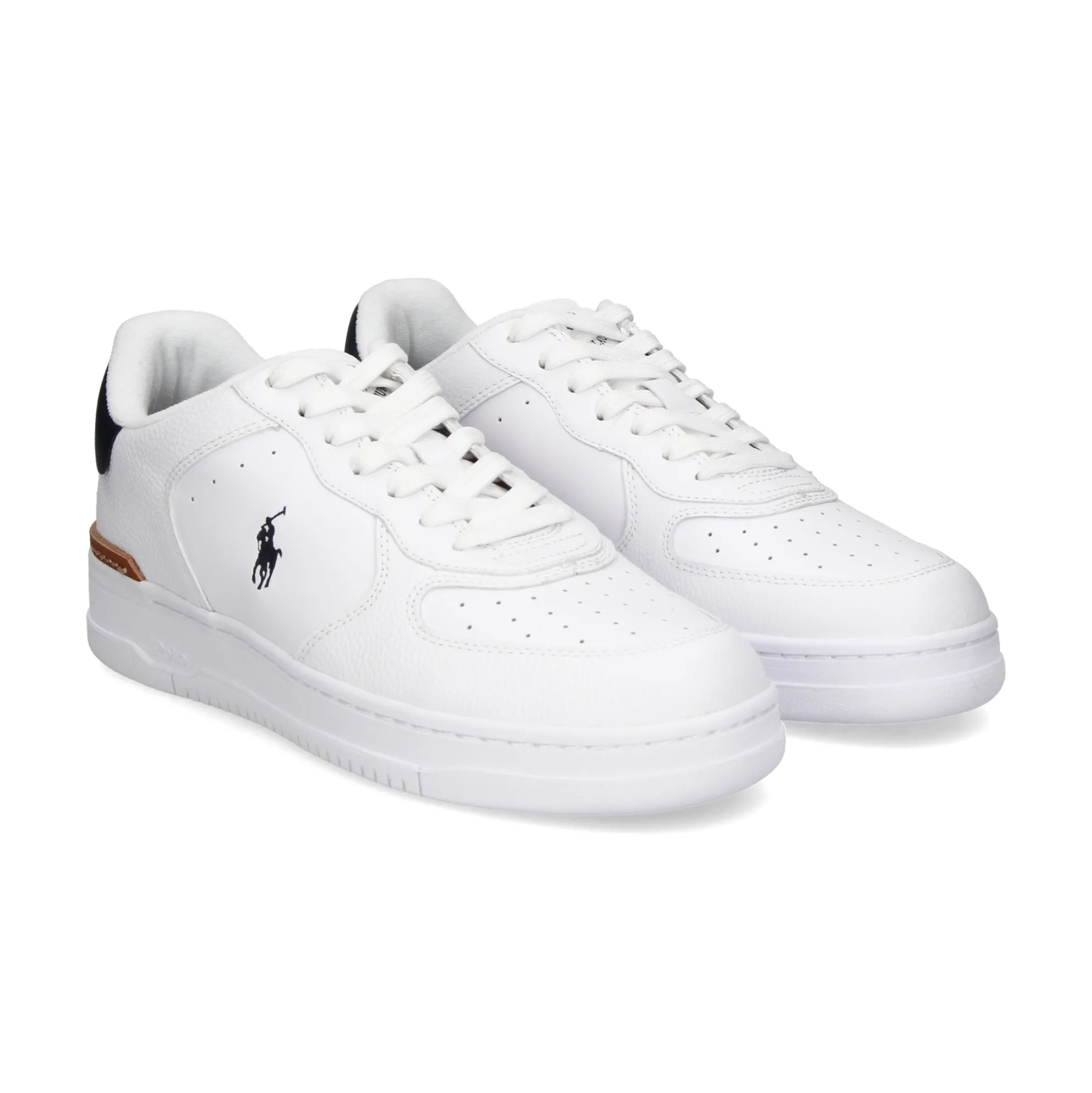 POLO RALPH LAUREN Zapatillas de Hombre MASTERS CRT 004 WHITE/NAVY
