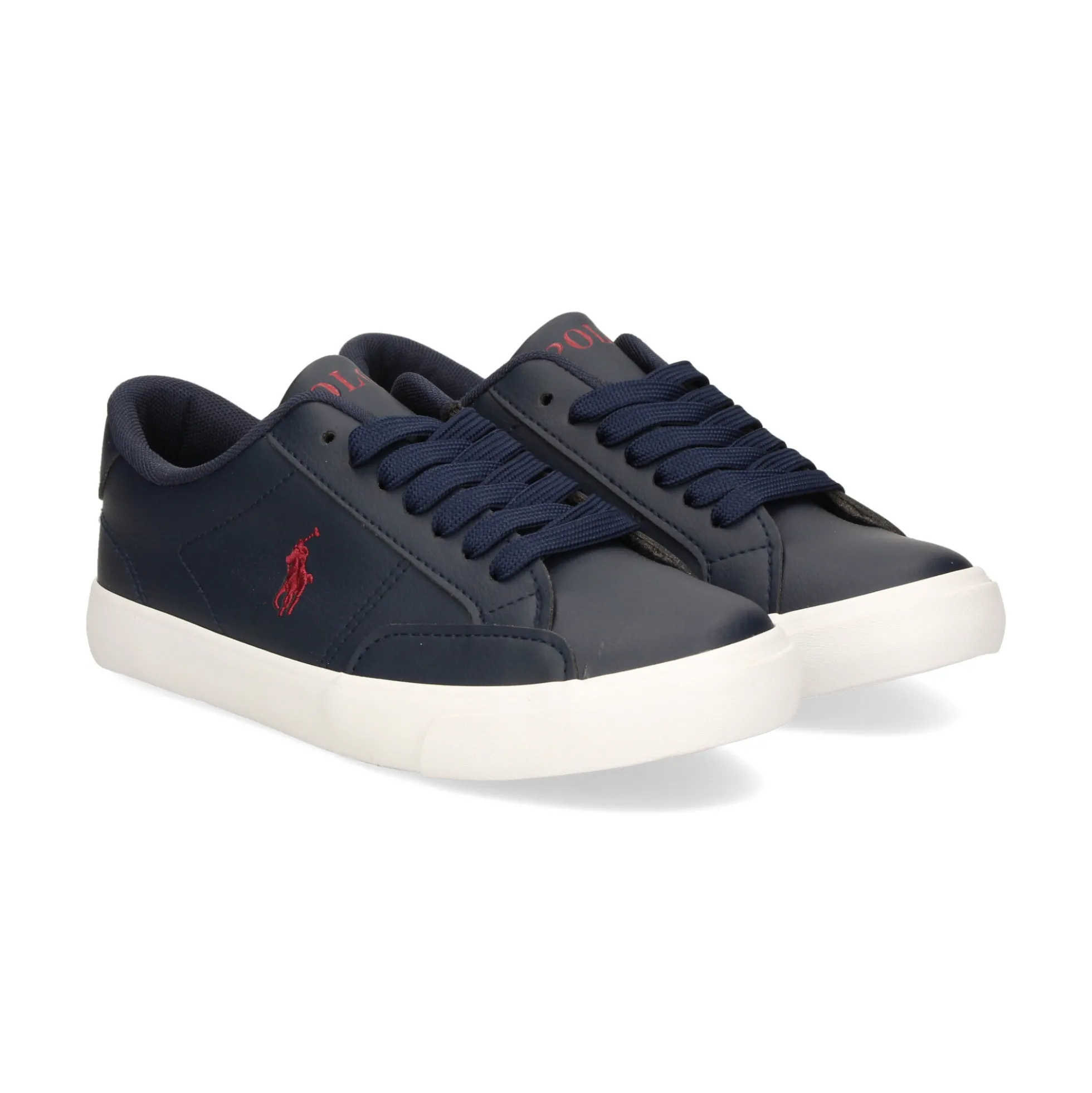 POLO RALPH LAUREN Zapatillas de niñas RF103737 NAVY/BURGUNDY