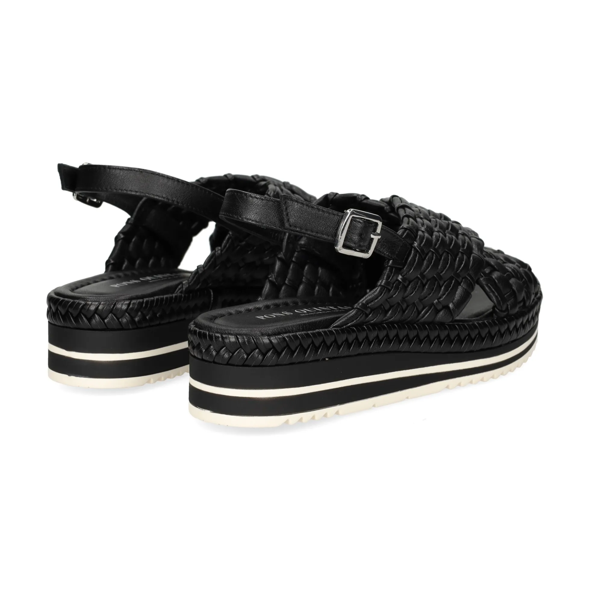 PONS QUINTANA Sandalias con plataforma de Mujer 11528.S00 09 NEGRO
