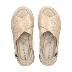 PONS QUINTANA Sandalias con plataforma de Mujer 10829.T00 081 FUMO