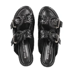 PONS QUINTANA Sandalias con plataforma de Mujer 9808.000 NEGRO