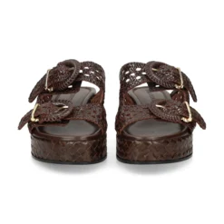 PONS QUINTANA Sandalias con plataforma de Mujer 12036.000 79 CAFE