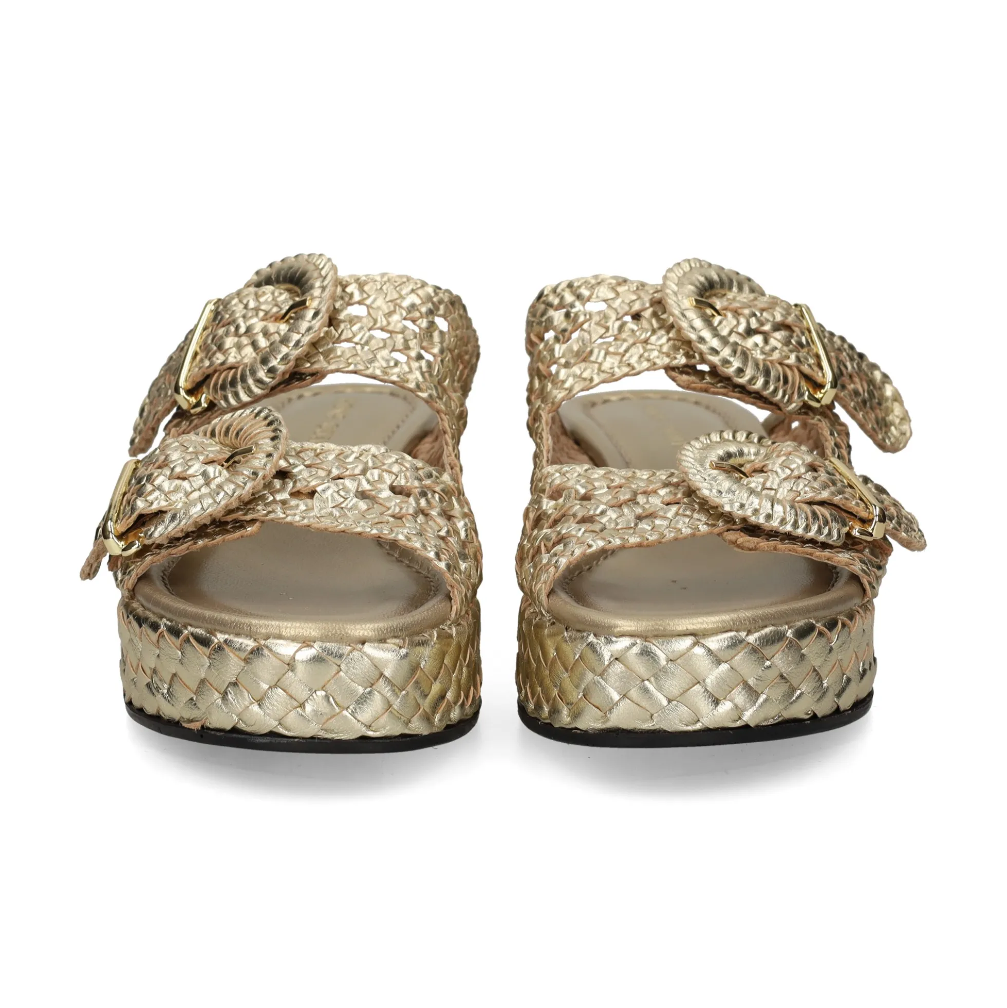 PONS QUINTANA Sandalias con plataforma de Mujer 12036.000 66 PLATINO