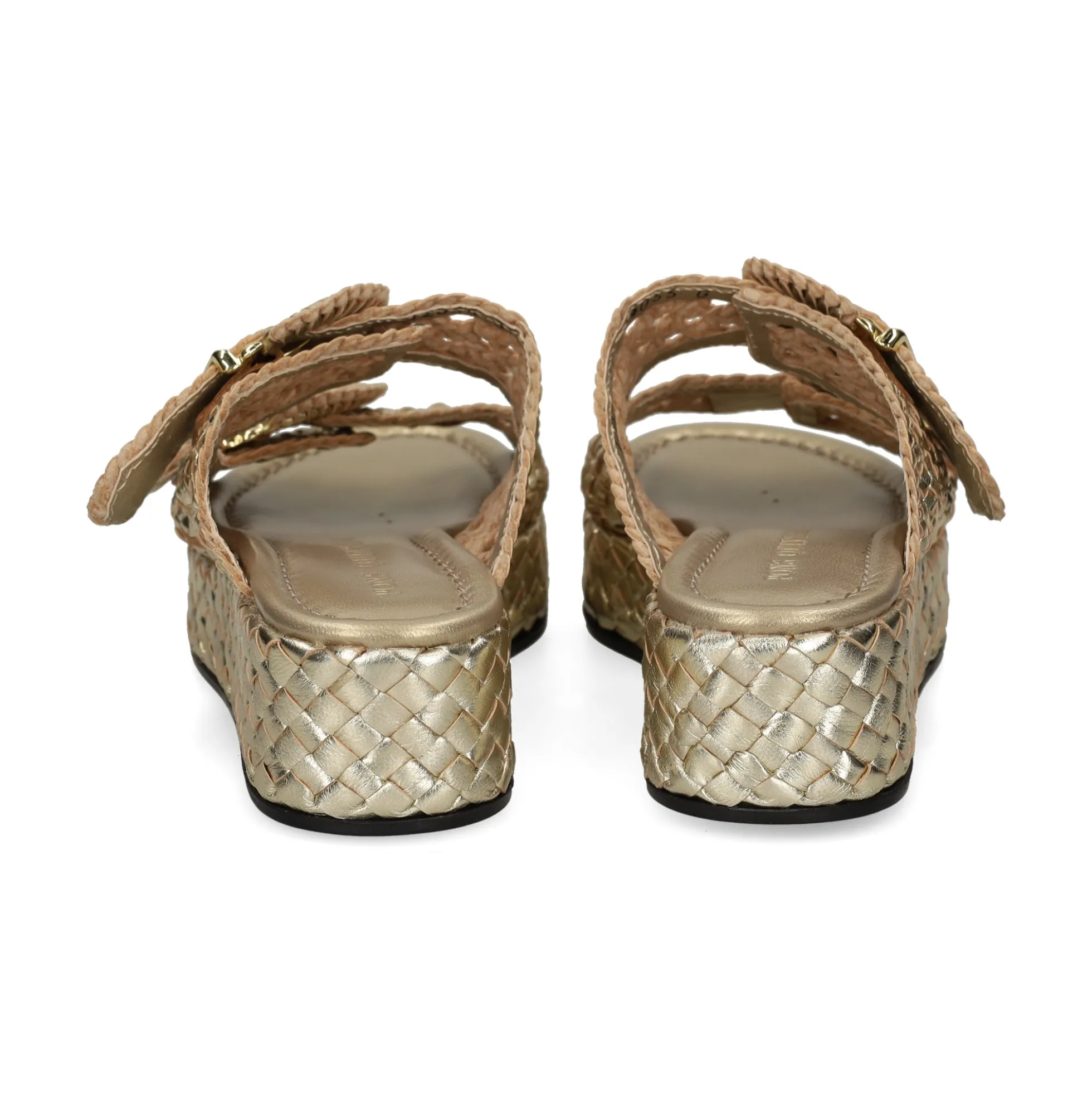 PONS QUINTANA Sandalias con plataforma de Mujer 12036.000 66 PLATINO