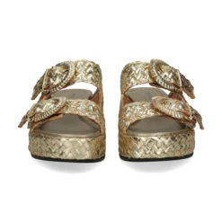 PONS QUINTANA Sandalias con plataforma de Mujer 9808.000 66 PLATINO