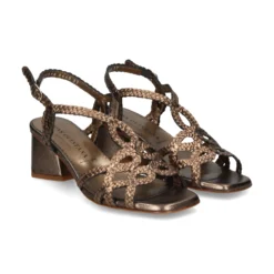 PONS QUINTANA Sandalias con tacón de Mujer 10440.000 64 COBRE